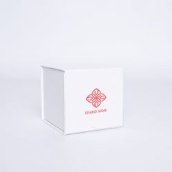 Boîte aimantée personnalisée Cubox 10x10x10 CM | CUBOX | IMPRESSION EN SÉRIGRAPHIE SUR UNE FACE EN UNE COULEUR