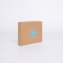 Postpack Kraft personnalisable 16,5x12,5x3 CM | POSTPACK | IMPRESSION EN SÉRIGRAPHIE SUR UNE FACE EN UNE COULEUR