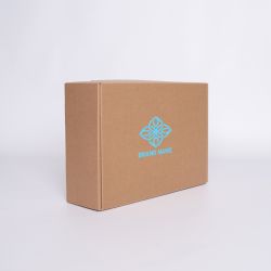 Postpack Kraft personnalisable 42,5x31x15,5 CM | POSTPACK | IMPRESSION EN SÉRIGRAPHIE SUR UNE FACE EN UNE COULEUR