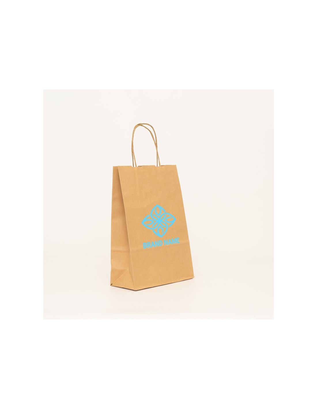 Customized Personalized shopping bag Safari 26x12x34 CM | SHOPPING BAG SAFARI | FLEXO PRINTING IN ONE COLOR ON FIXED AREAS ON...