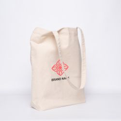 Sac coton réutilisable personnalisé 50x50 CM | TOTE BAG EN COTON | IMPRESSION EN SÉRIGRAPHIE SUR DEUX FACES EN DEUX COULEURS