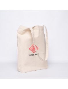 Customized Personalized reusable cotton bag 50x50 CM | TOTE COTTON BAG | SCREEN PRINTING ON ONE SIDE IN TWO COLOURS