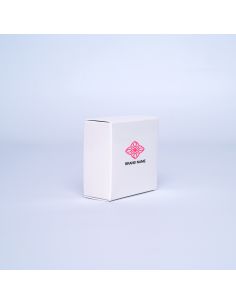 Customized Personalized foldable box Campana 12x12x5,5 CM | CAMPANA | SCREEN PRINTING ON ONE SIDE IN TWO COLOURS