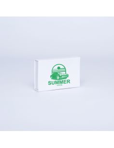 Customized Personalized Magnetic Box Palace 12x7x2 CM | KARTENHALTER | SIEBDRUCK AUF EINER SEITE IN EINER FARBE