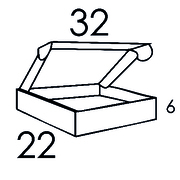 32x22x6 CM